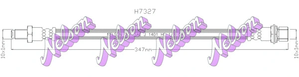 Flexible de frein KAWE H7327