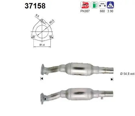 Catalyseur AS 37158
