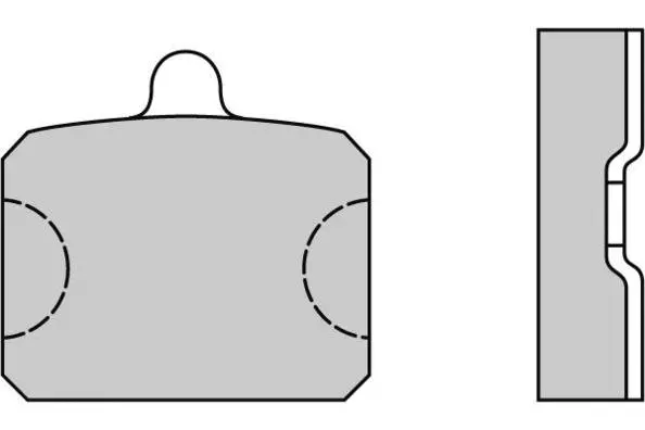 Kit de plaquettes de frein, frein à disque E.T.F. 12-0126