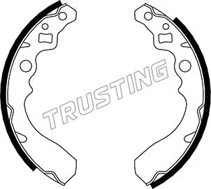 Jeu de mâchoires de frein TRUSTING 026.340