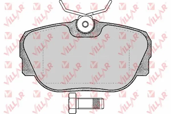 Kit de plaquettes de frein, frein à disque VILLAR 626.0319
