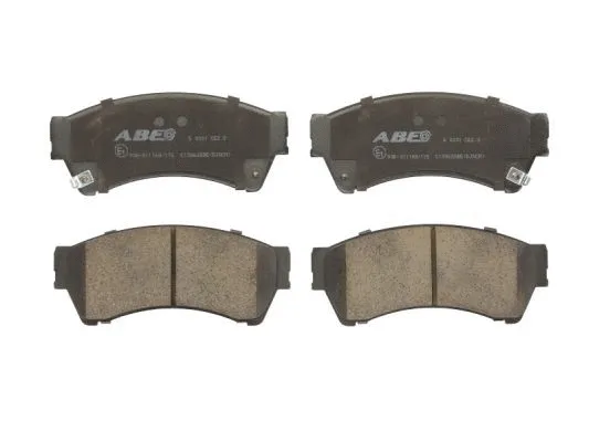 Kit de plaquettes de frein, frein à disque ABE C13062ABE