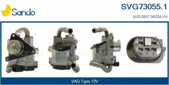 Vanne EGR SANDO SVG73055.1