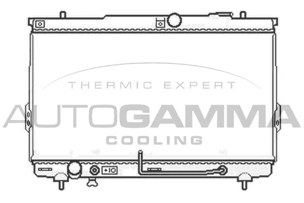 Radiateur, refroidissement du moteur AUTOGAMMA 104065