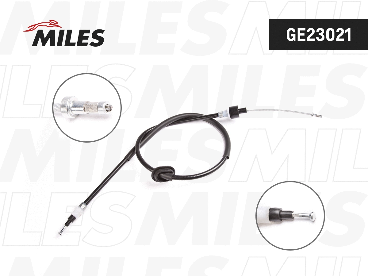 Tirette à câble, commande d'embrayage MILES GE23021