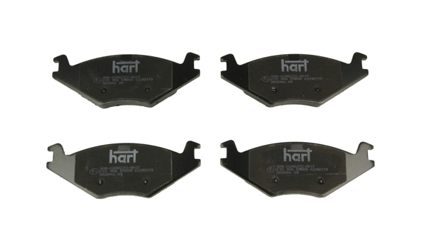 Kit de plaquettes de frein, frein à disque HART 215 906