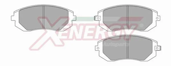 Kit de plaquettes de frein, frein à disque AP XENERGY X40925
