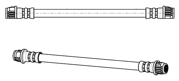 Flexible de frein CEF 512669