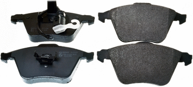 Kit de plaquettes de frein, frein à disque DENCKERMANN B111124