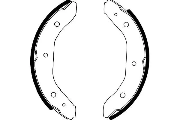 Jeu de mâchoires de frein KAVO PARTS KBS-9929