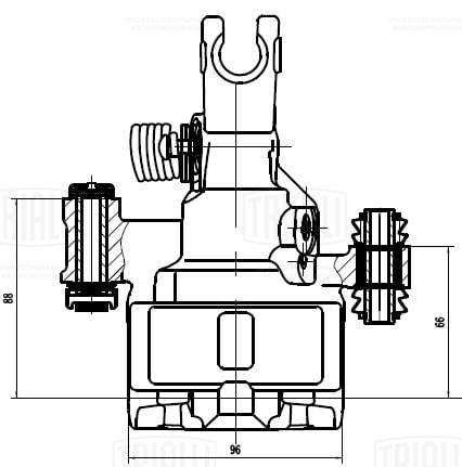 Étrier de frein TRIALLI CF 012118