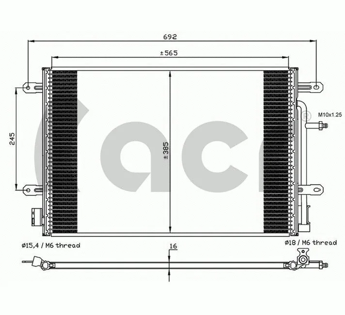 Condenseur, climatisation ACR 300603