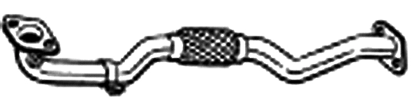 Tuyau d'échappement 4X4 ESTANFI TDE-80-011