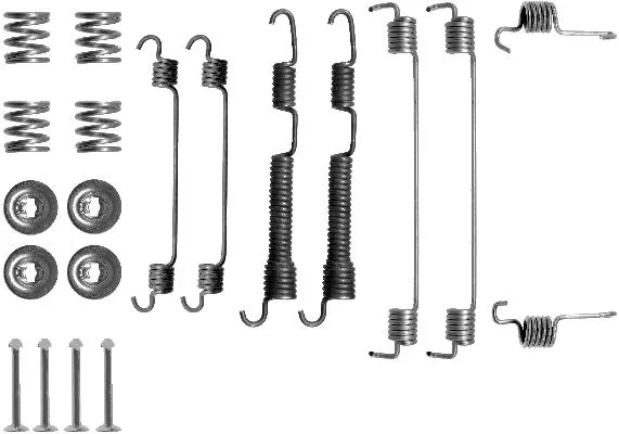 Kit d'accessoires, mâchoire de frein MINTEX MBA786