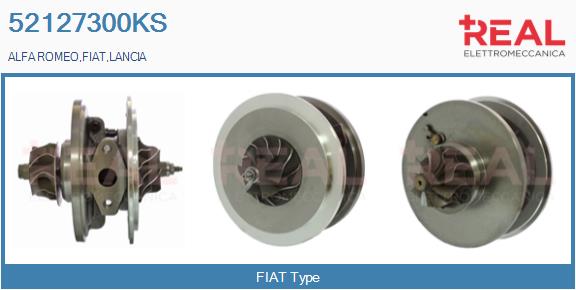 Groupe carter, turbocompresseur REAL 52127300KS