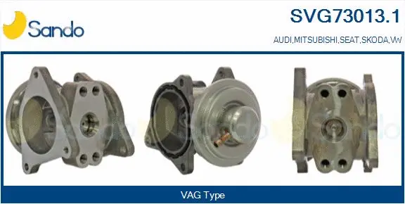 Vanne EGR SANDO SVG73013.1