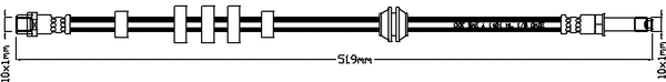 Flexible de frein JURATEK JBH1179
