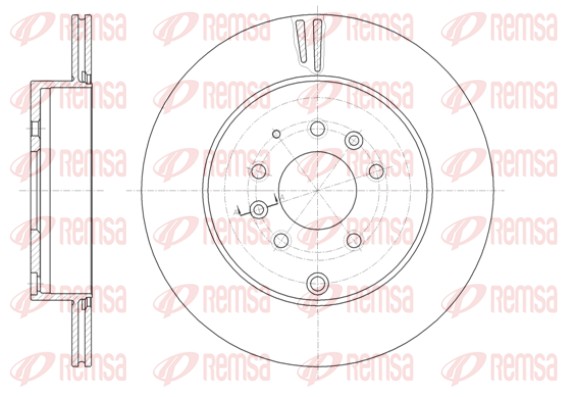 Disque de frein REMSA 61402.10