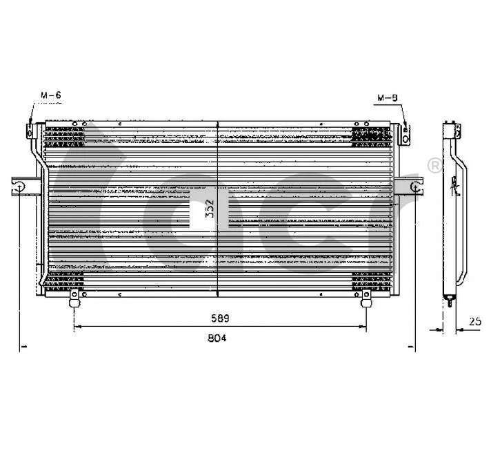 Condenseur, climatisation ACR 300258