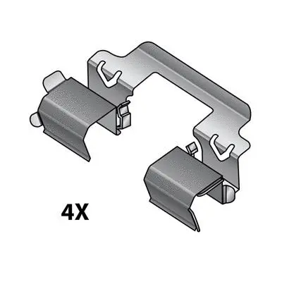 Kit d'accessoires, plaquette de frein à disque RAICAM 12079656
