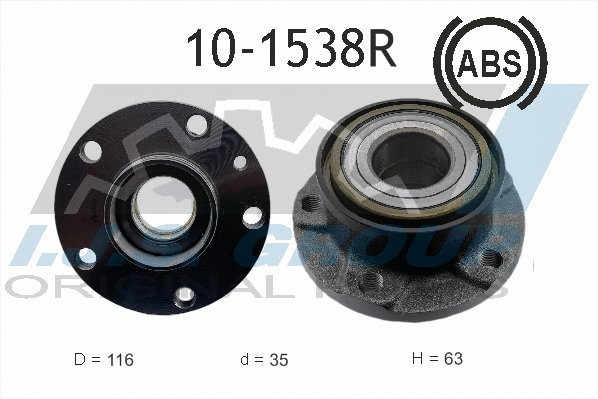 Roulement de roue IJS GROUP 10-1538R