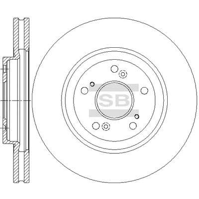 Disque de frein Hi-Q SD4133
