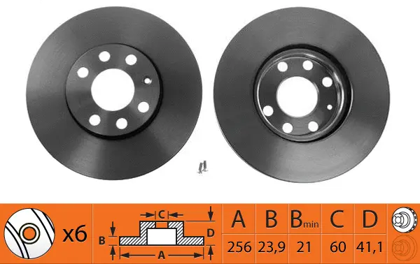 Disque de frein SB BR34109T