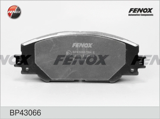 Kit de plaquettes de frein, frein à disque FENOX BP43066
