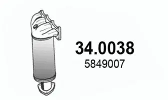 Catalyseur ASSO 34.0038