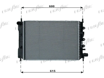 Radiateur, refroidissement du moteur FRIGAIR 0105.2040