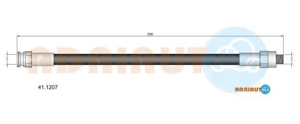 Flexible de frein ADRIAUTO 41.1207