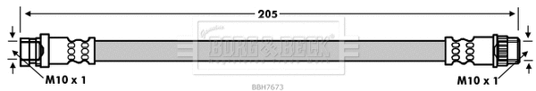 Flexible de frein BORG & BECK BBH7673