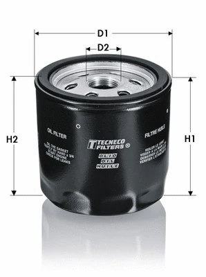 Filtre à huile TECNECO FILTERS OL531