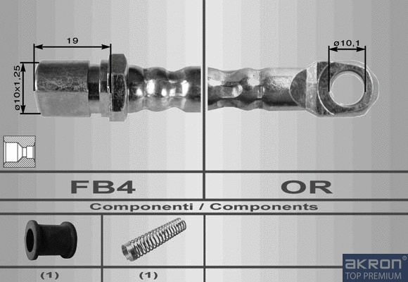Flexible de frein AKRON-MALÒ 8527