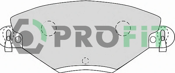 Kit de plaquettes de frein, frein à disque PROFIT 5000-1411