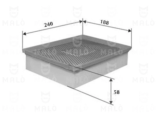 Filtre à air AKRON-MALÒ 1500288