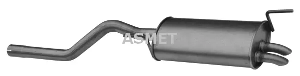Silencieux arrière ASMET 03.084
