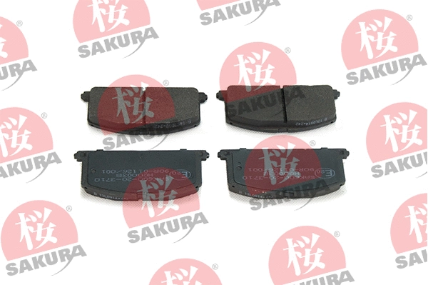 Kit de plaquettes de frein, frein à disque SAKURA 600-20-3710