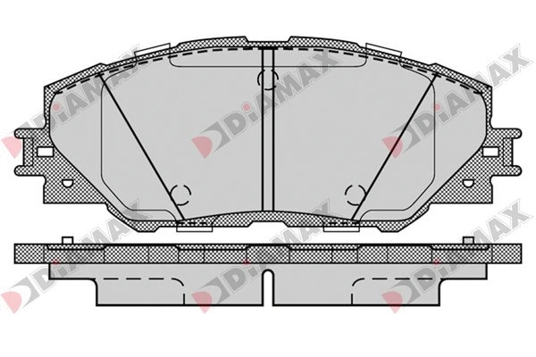 Kit de plaquettes de frein, frein à disque DIAMAX N09117