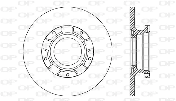 Disque de frein OPEN PARTS BDA2735.10