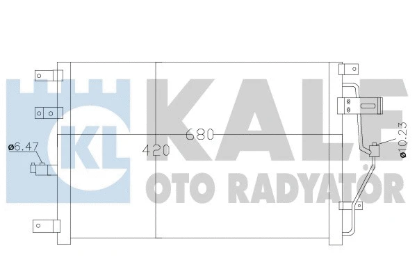 Condenseur, climatisation KALE OTO RADYATÖR 390300