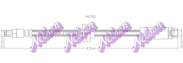 Flexible de frein KAWE H6782
