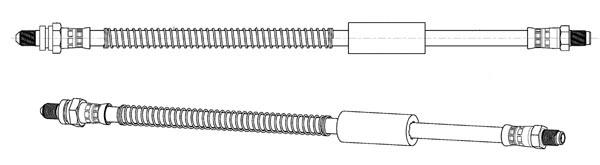 Flexible de frein CEF 514539