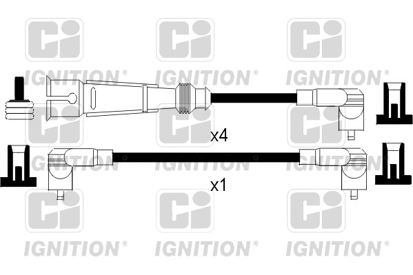Kit de câbles d'allumage QUINTON HAZELL XC1095