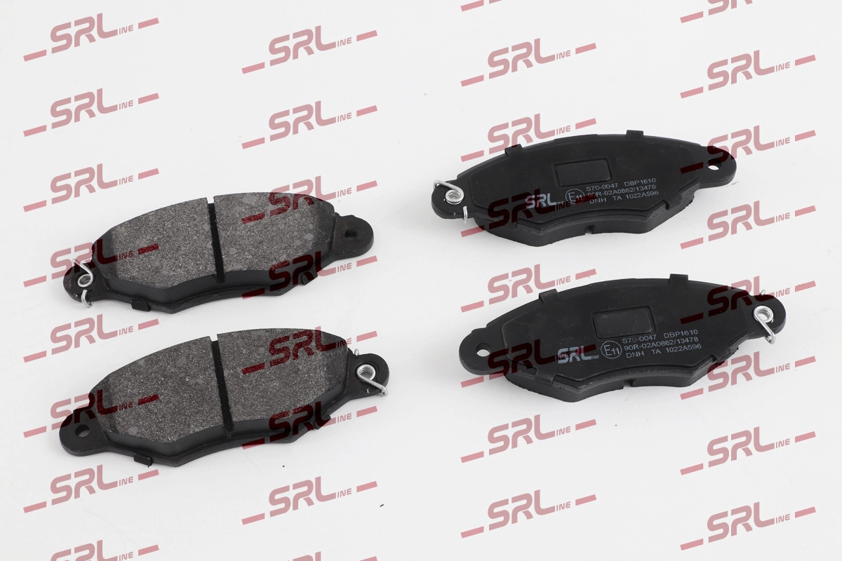 Kit de plaquettes de frein, frein à disque SRLine S70-0047