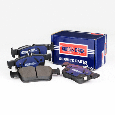 Kit de plaquettes de frein, frein à disque BORG & BECK BBP2823