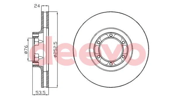 Disque de frein DEEVO BD11240
