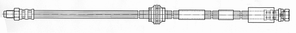 Flexible de frein CEF 512204