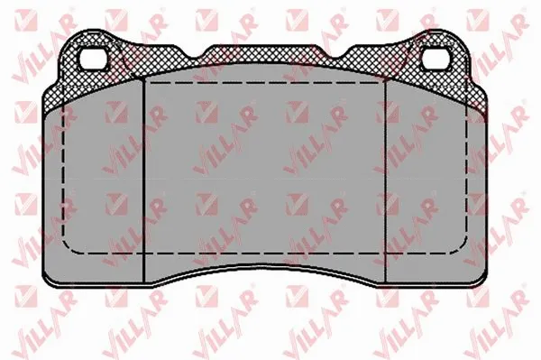 Kit de plaquettes de frein, frein à disque VILLAR 626.1394