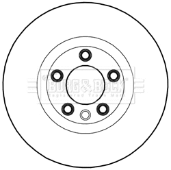 Disque de frein BORG & BECK BBD5981S